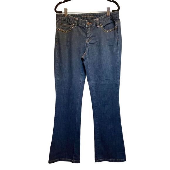 🔴 Michael Kors flare leg jeans size 8 - Picture 1 of 11